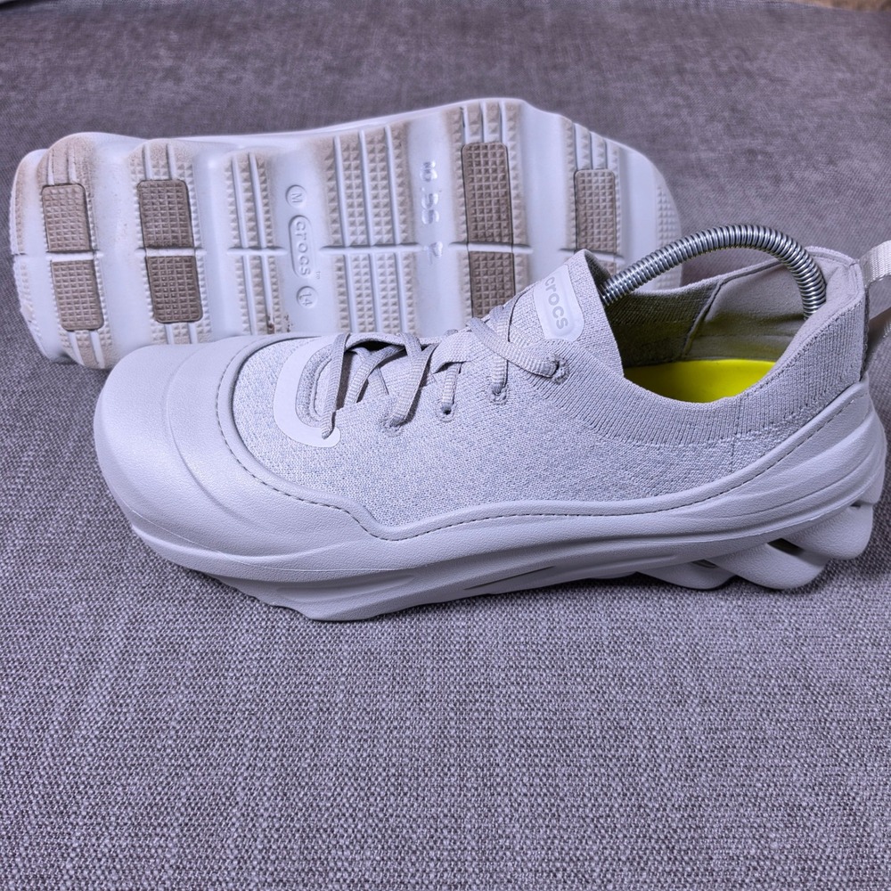 Crocs Echo Storm 210079 Mens 14 Gray Sneakers Sculpted Sole